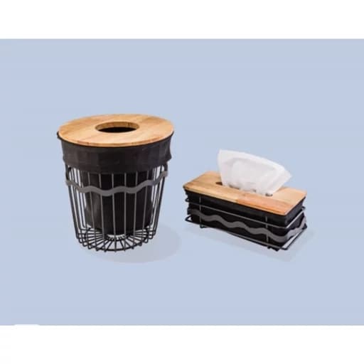 سطل وجای دستمال فلزی یونیک کد UN2929 فیلبندشاپ مدل 846450