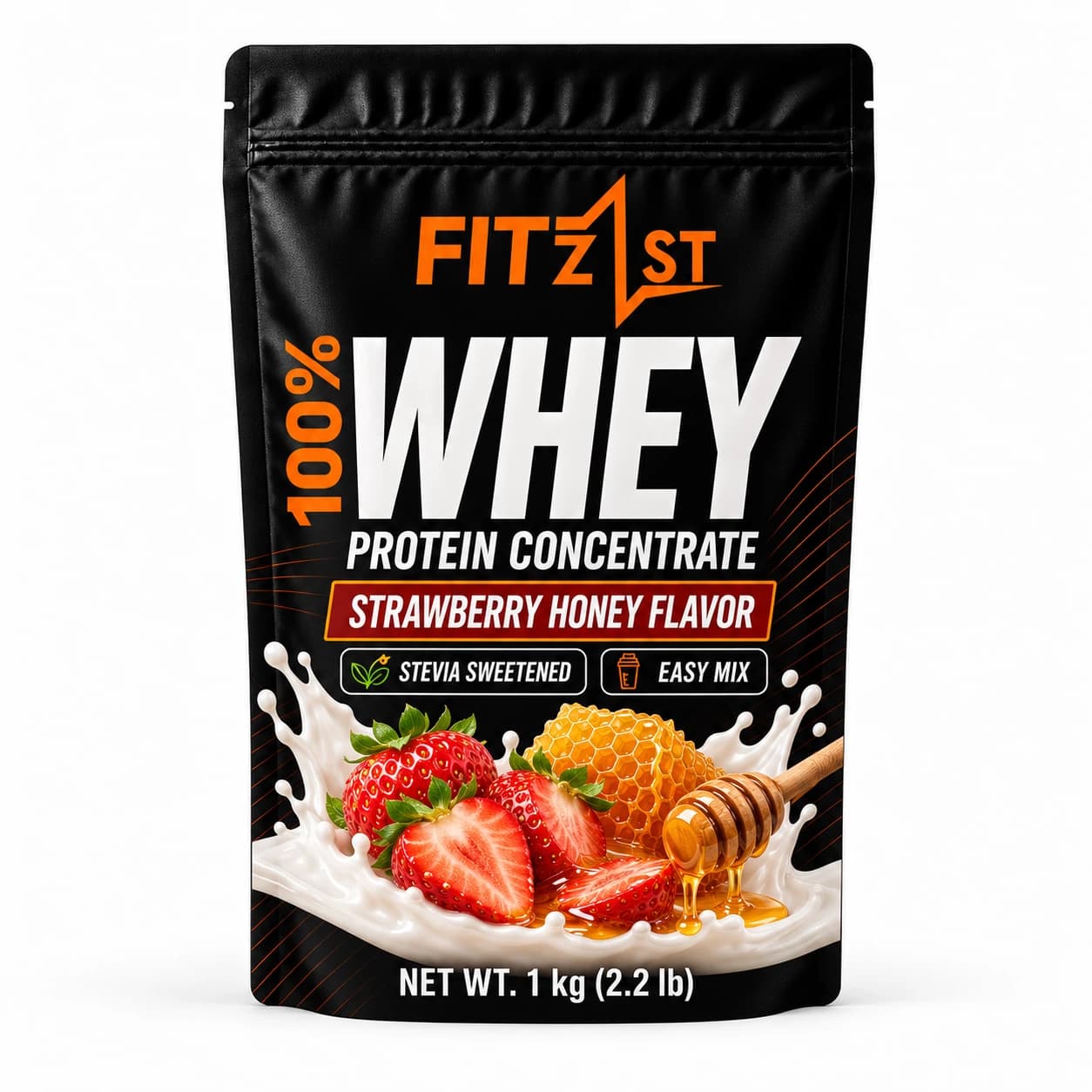 وی پروتئین توت فرنگی عسل 2000 گرم (Whey) — تصویر ۷
