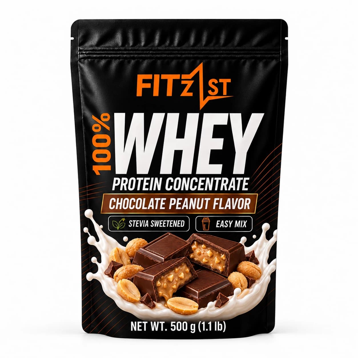 وی پروتئین شکلات بادام زمینی 500 گرم (Whey)