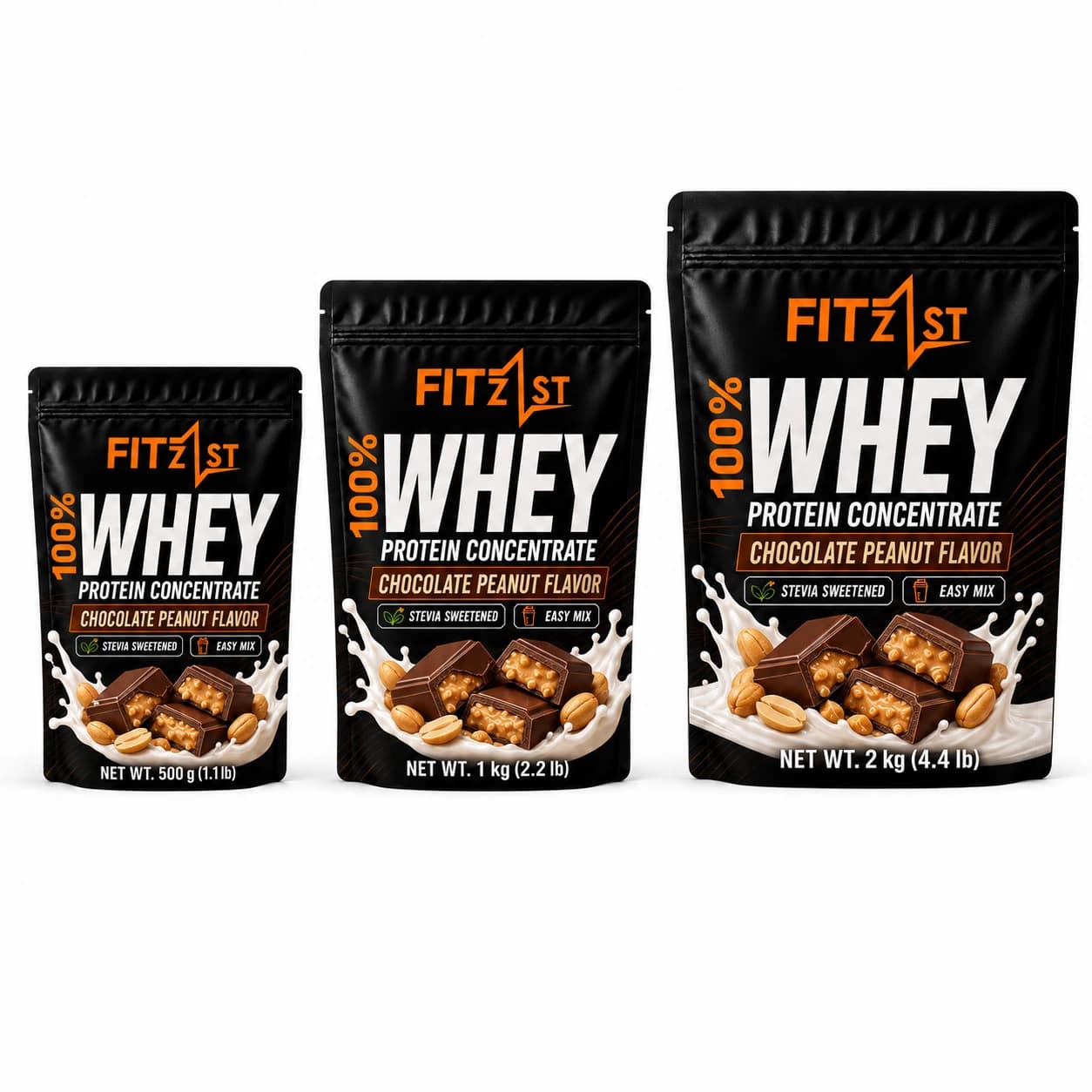 وی پروتئین شکلات بادام زمینی 500 گرم (Whey) — تصویر ۷