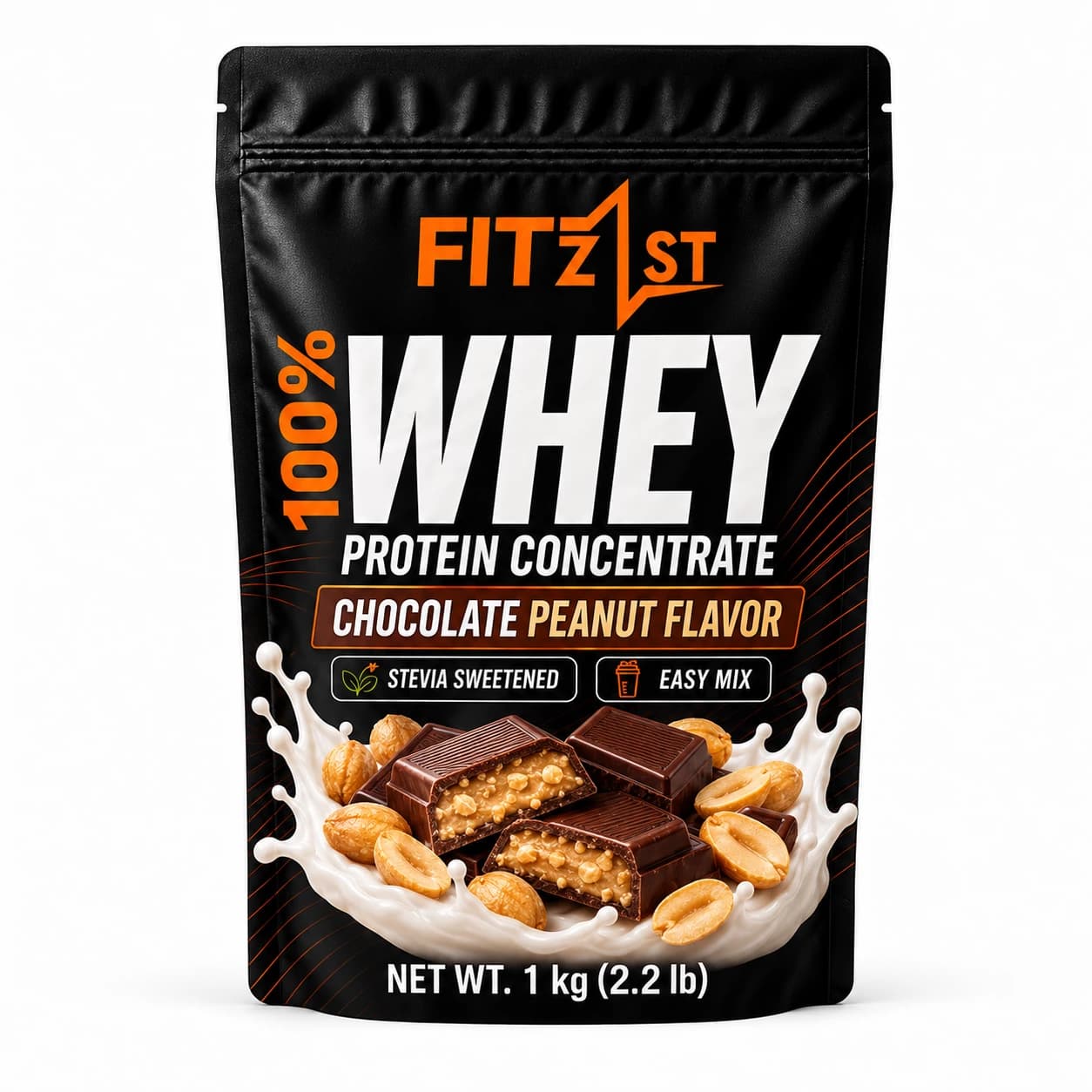 وی پروتئین شکلات بادام زمینی 1000 گرم (Whey)