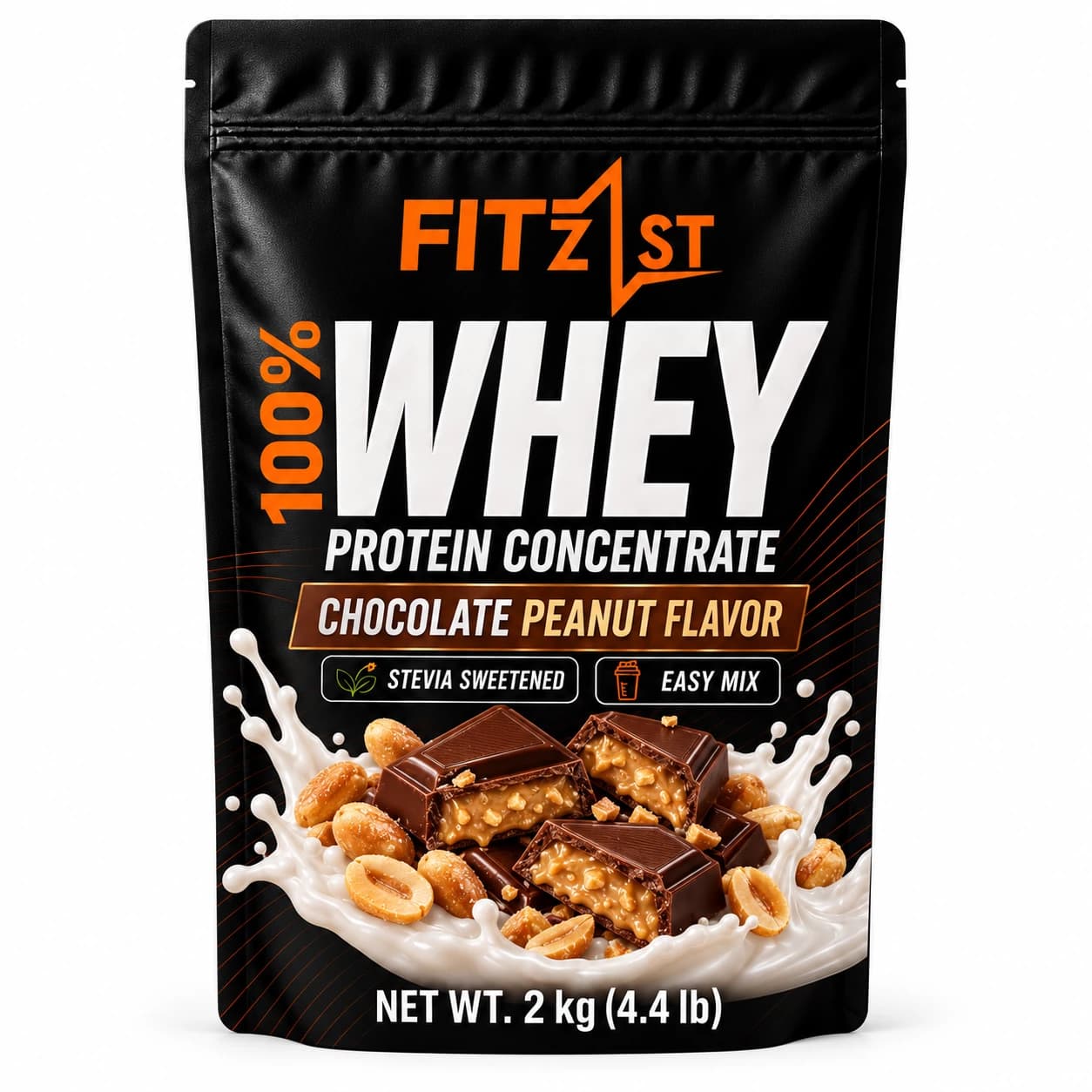 وی پروتئین شکلات بادام زمینی 2000 گرم (Whey)