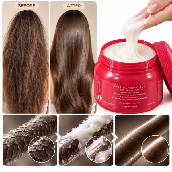 ماسک موی تقویت کننده و ترمیم کننده کراستاس 500 میل — تصویر ۴
