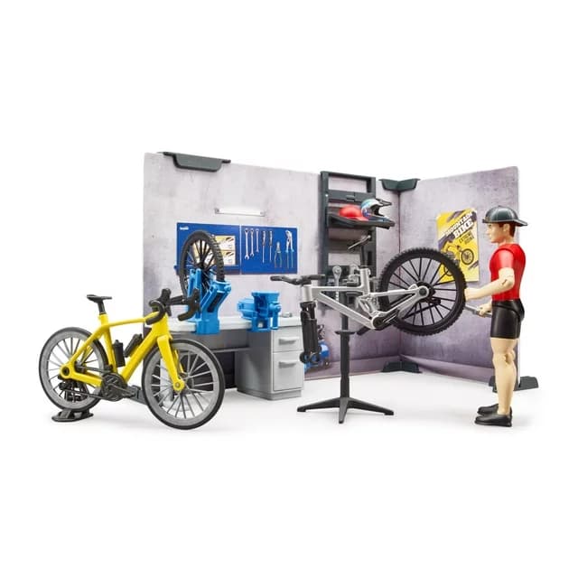 ماشین بازی برودر مدل Bworld Bike Shop and Service — تصویر ۳