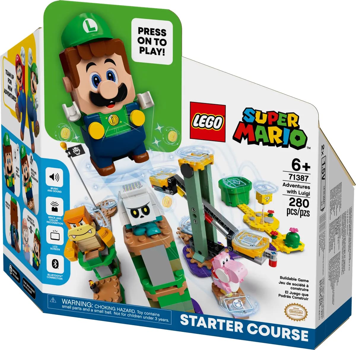 لگو Adventures with Luigi Starter Course سری سوپرماریو کد 71387 — تصویر ۳