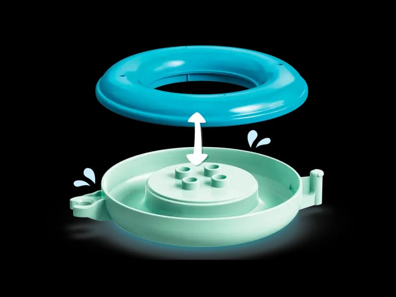 لگو Bath Time Fun: Floating Animal Island سری دوپلو کد 10966 — تصویر ۶