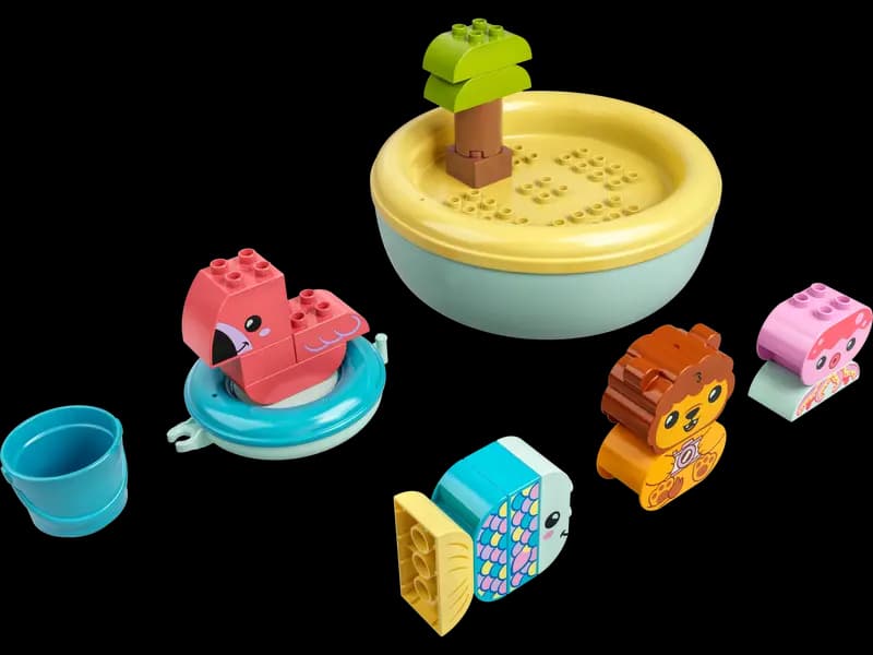 لگو Bath Time Fun: Floating Animal Island سری دوپلو کد 10966 — تصویر ۳