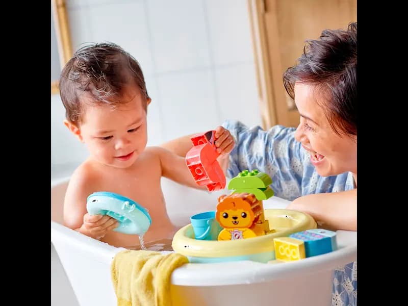 لگو Bath Time Fun: Floating Animal Island سری دوپلو کد 10966 — تصویر ۸