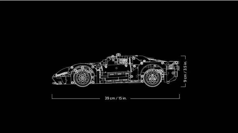 لگو 2022 Ford GT سری تکنیک کد 42154 — تصویر ۶