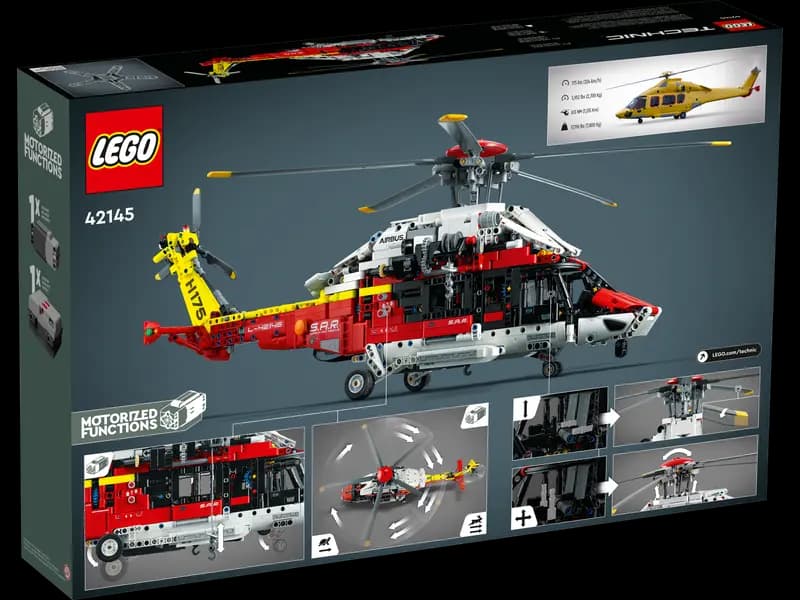 لگو Airbus H175 Rescue Helicopter سری تکنیک کد 42145 — تصویر ۸