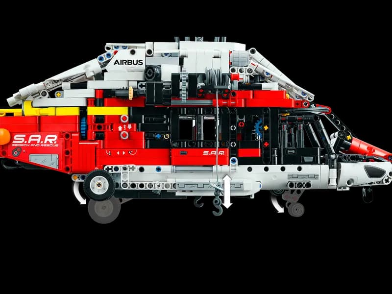 لگو Airbus H175 Rescue Helicopter سری تکنیک کد 42145 — تصویر ۶
