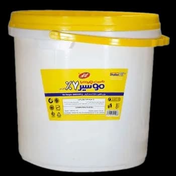 ماست چکیده موسیر پرچرب سطلی فله کاله 9 کیلویی
