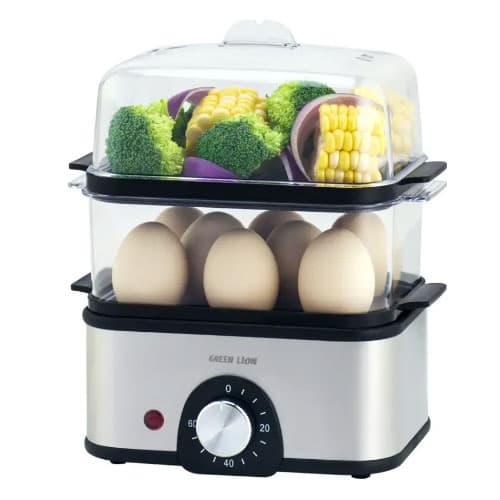 تخم مرغ پز و بخارپز سه طبقه گرین لاین مدل Green Lion 3-Tier Egg Cooker — تصویر ۶