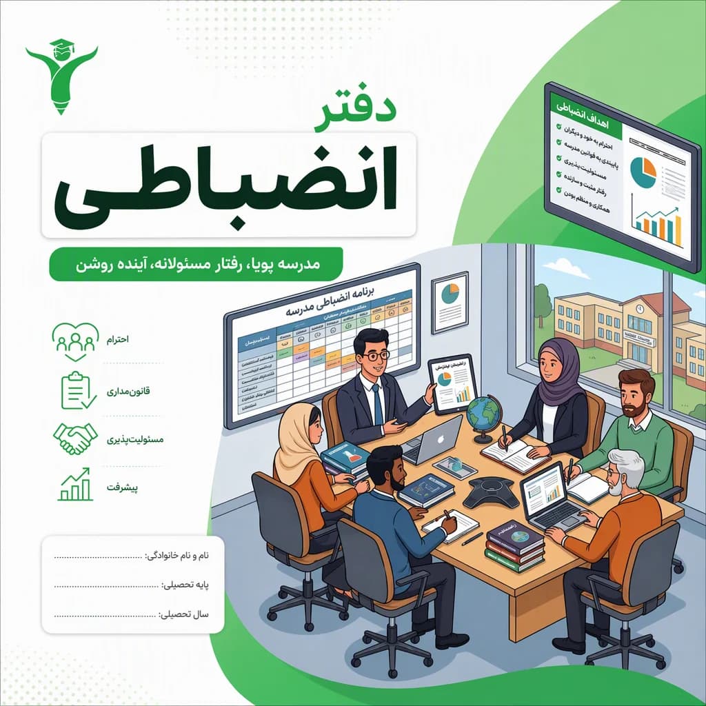 دفتر انضباطی دانشآموزان ۱۴۰۵-۱۴۰۶ (فایل Word و PDF)
