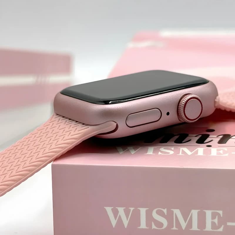 ساعت هوشمند 41 میلی متری ویسمی مدل X33 MINI با بند فلزی به همراه هدفون قسطی — تصویر ۷