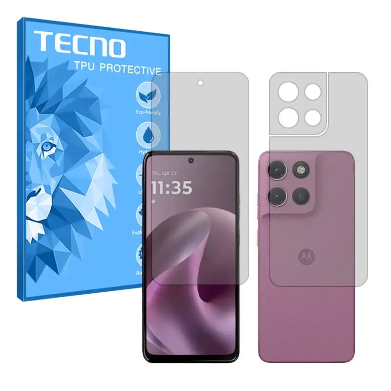 گلس پشت و رو موتورولا Moto G17 هیدروژلی مات برند تکنو