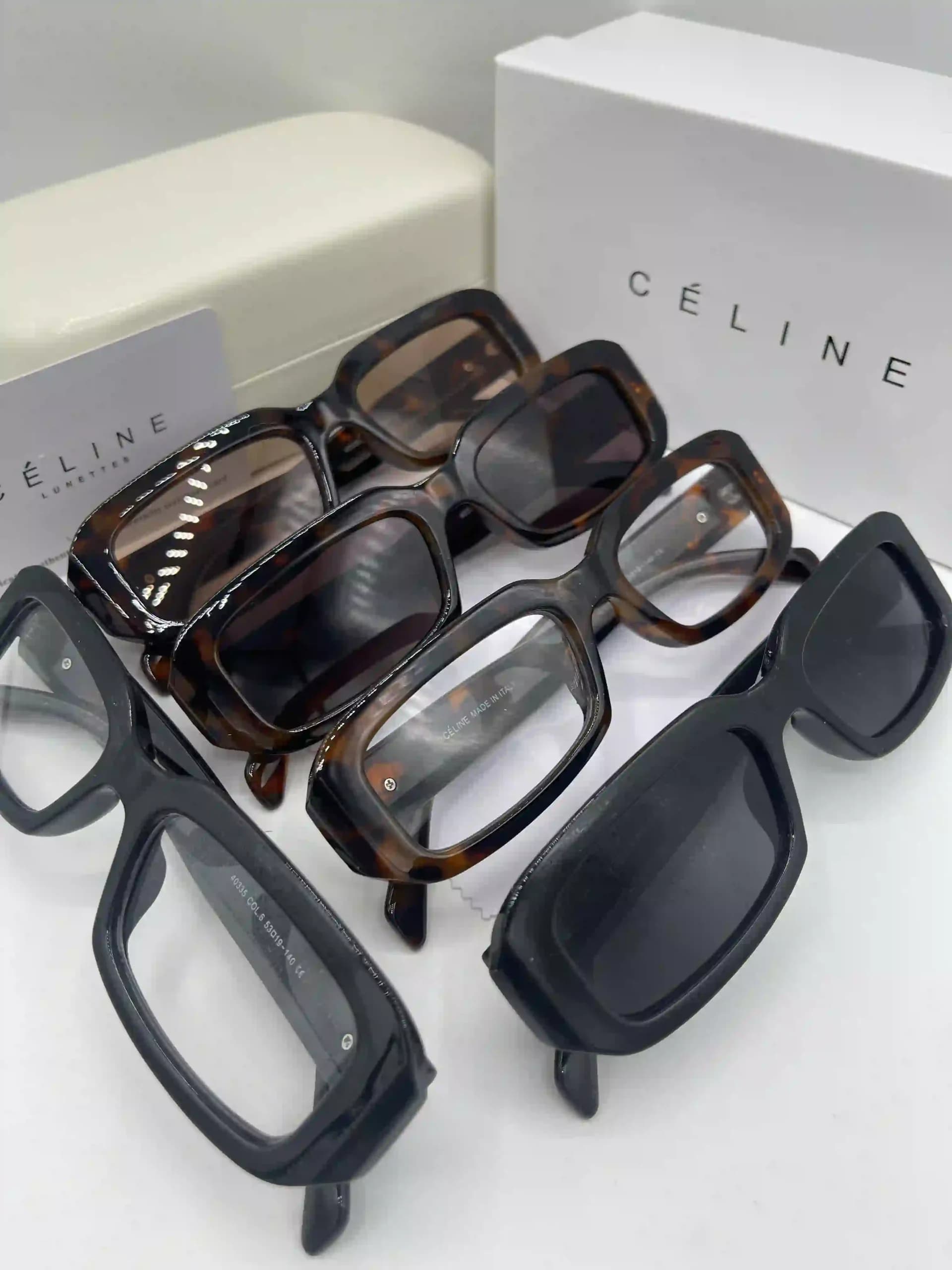 عینک آفتابی زنانه سلین مدل مستطیلی بولد – Céline
