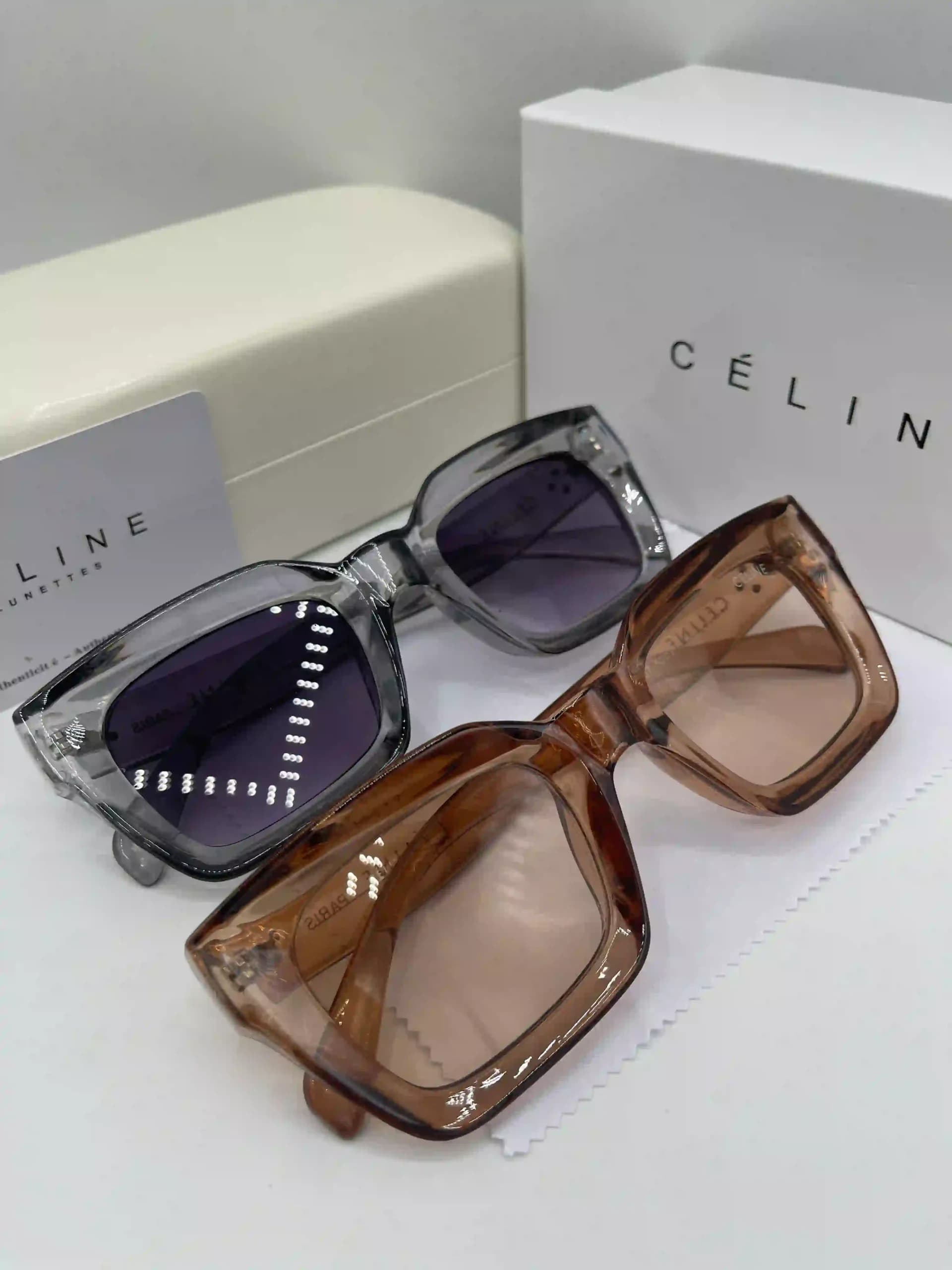 عینک آفتابی زنانه سلین مدل مربعی اورسایز استات – Céline