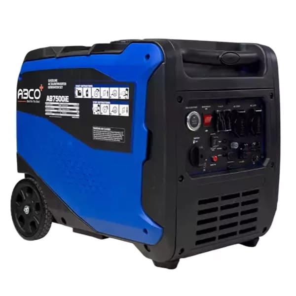 موتور برق دوگانه سوز آبکو 6 کیلووات مدل AB7500iE-2F سایلنت اینورتری ریموت‌دار