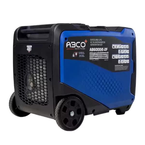 موتور برق دوگانه سوز آبکو 5 کیلووات مدل AB6000iE-2F سایلنت اینورتری ریموت‌دار — تصویر ۵