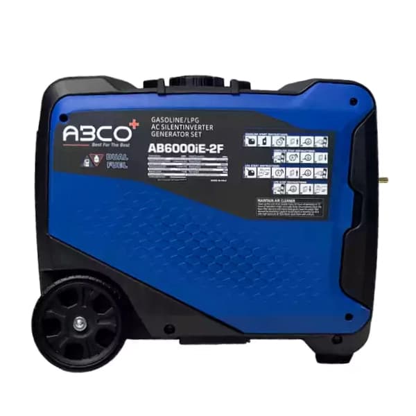 موتور برق دوگانه سوز آبکو 5 کیلووات مدل AB6000iE-2F سایلنت اینورتری ریموت‌دار — تصویر ۴