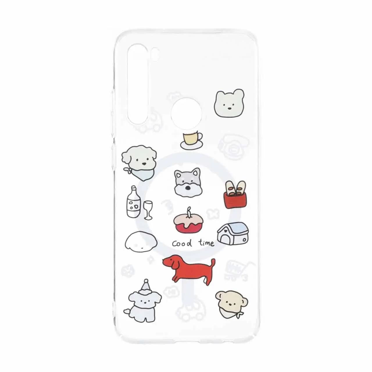 قاب Cute کریستالی طرح مگ سیف Xiaomi Redmi Note 8 – کد 292