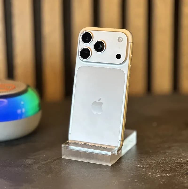 گوشی آیفون 17Pro سفید حافظه 256 گیگابایت | ZAA باطری %100 / C42 (بدون ریجستر) کارکرده — تصویر ۲