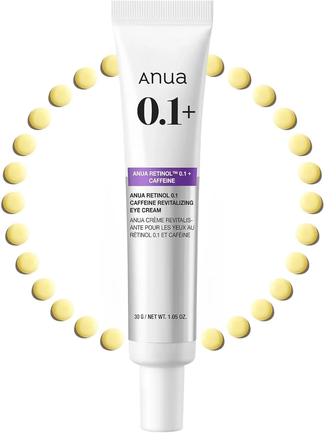 کرم دور چشم رتینول و کافئین آنوا | Anua Retinol 0.1