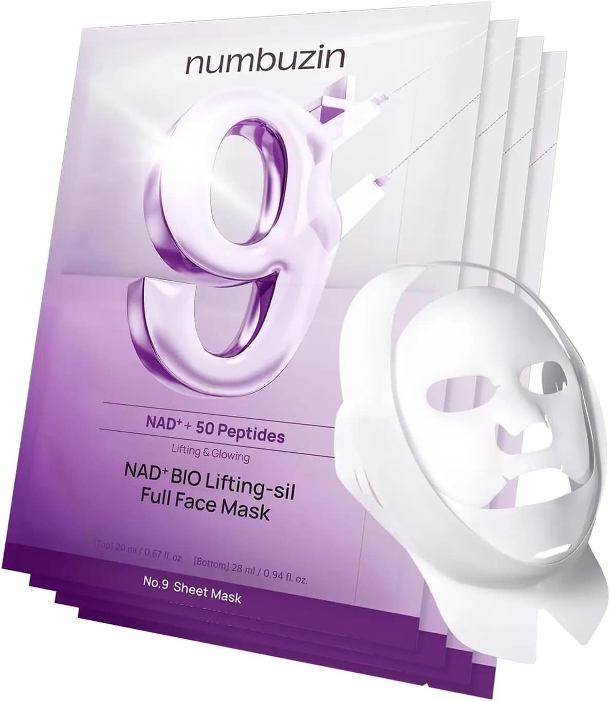 ماسک ورقهای لیفتینگ نامبوزین شماره ۹ | numbuzin No.9