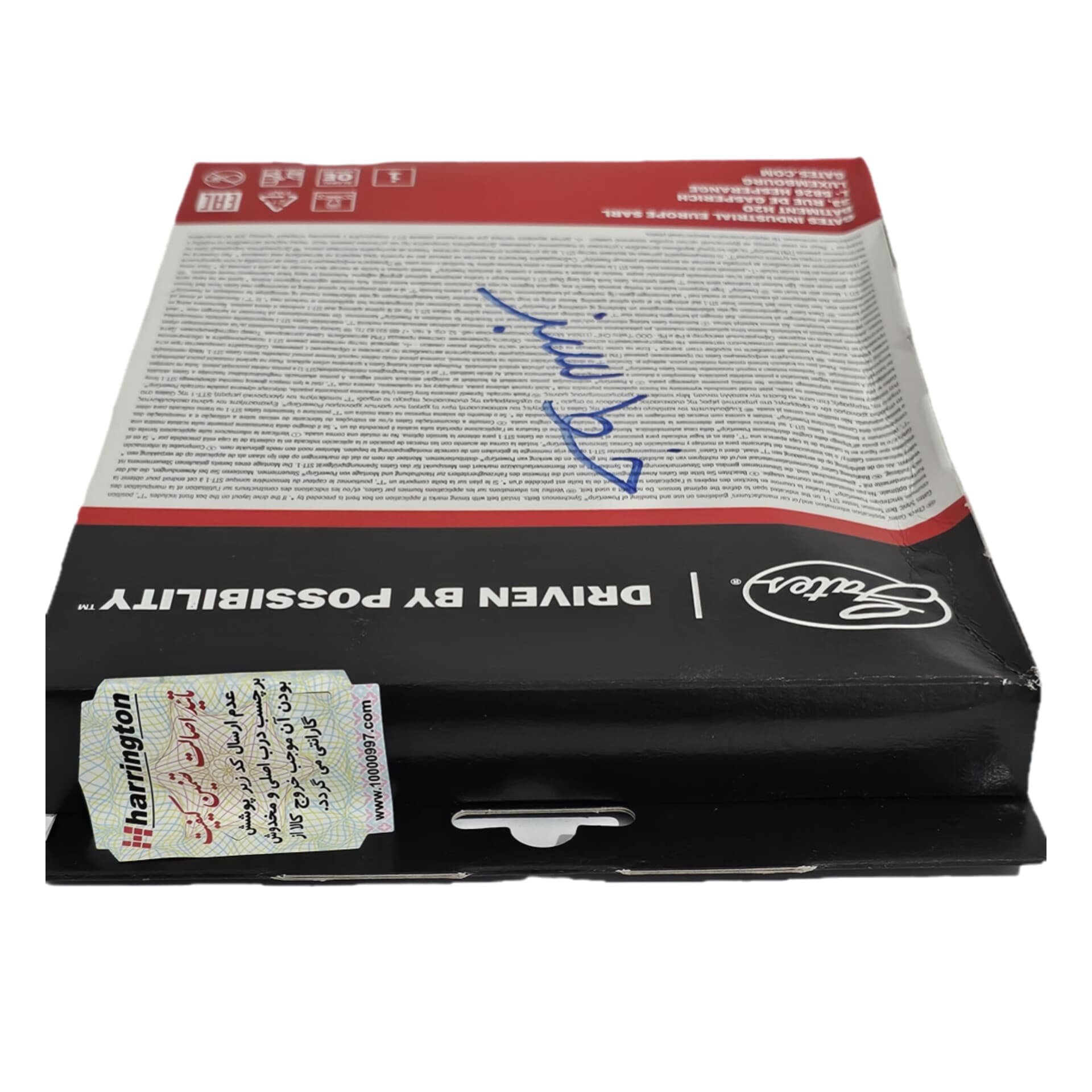تسمه تایم 107 دندانه پراید-تیبا-ساینا-کوئیک-شاهین پاور گریپ(Gats) با لیبل هرینگتون — تصویر ۴