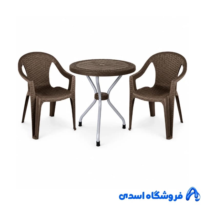 ست میز و صندلی دو نفره مدل پاکزاد