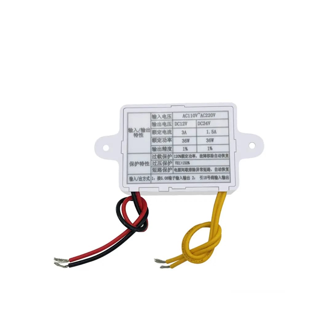 ماژول منبع تغذیه سوئیچینگ 24 ولت| 1.5 آمپر با توان 36 وات