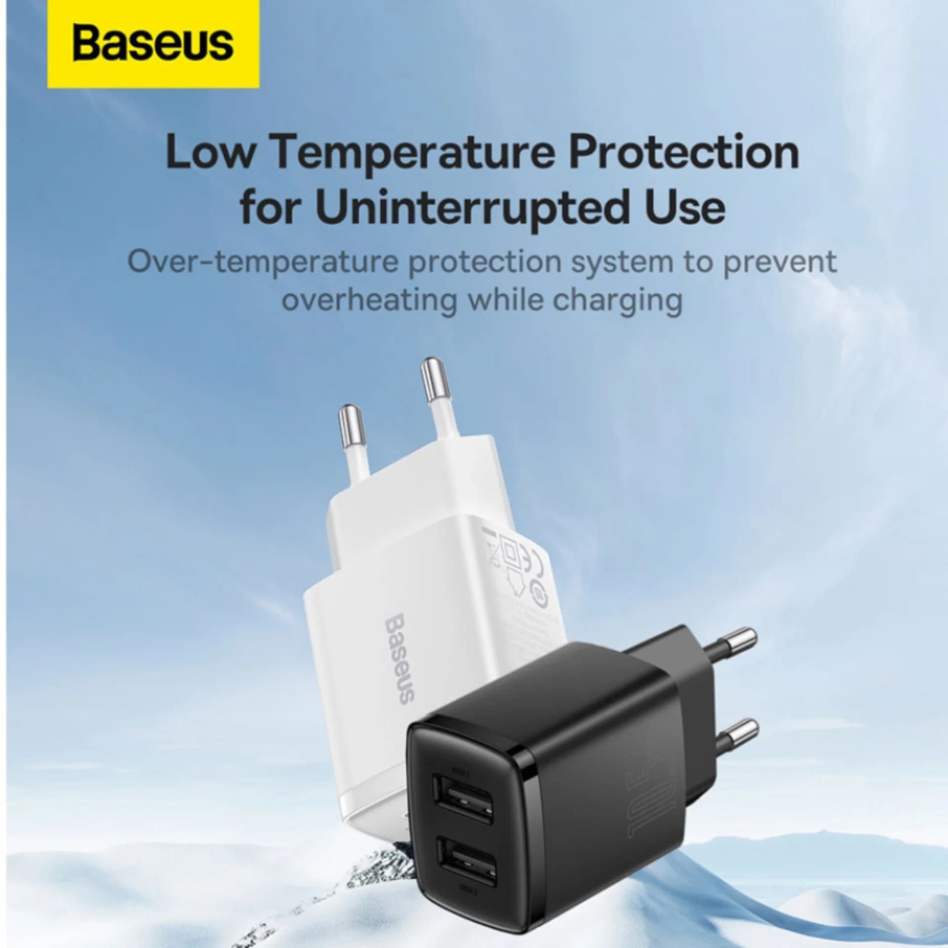 شارژر دیواری باسئوس مدل Compact Charger — تصویر ۵