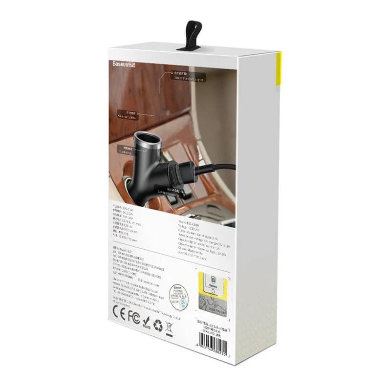 شارژر فندکی باسئوس مدل CCALL-YX — تصویر ۳