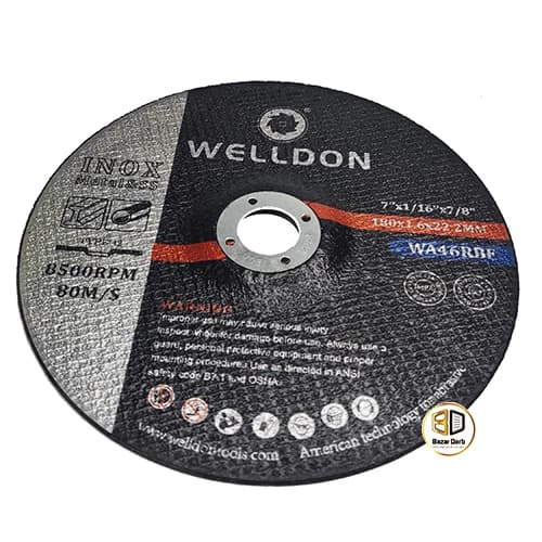 صفحه سنگ استیل بر فرز بزرگ WELLDON
