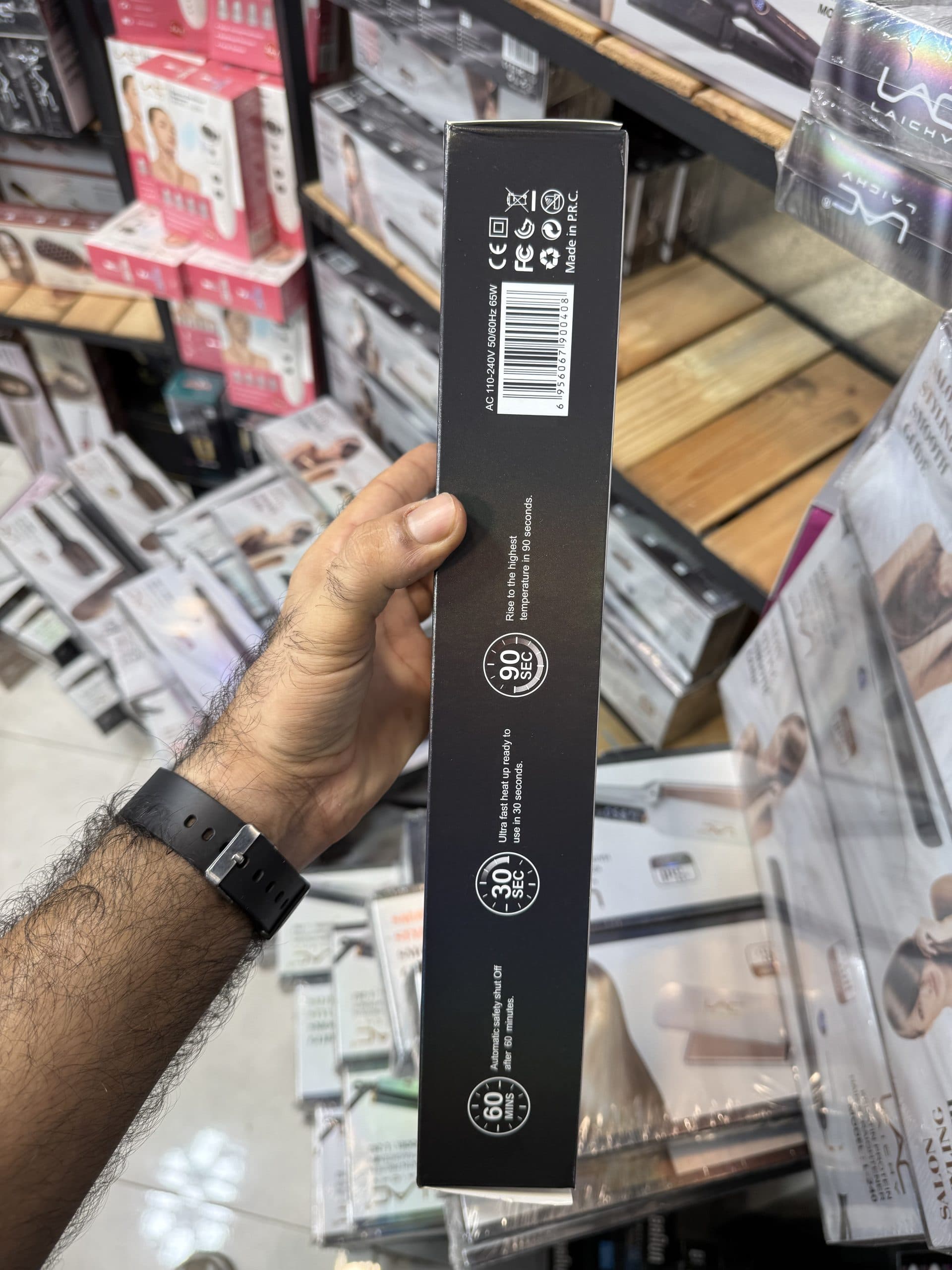 برس حرارتی و صافکننده مو لایچی (LAC Laichy) مدل L-40 Keratin Protein اورجینال (عمده و تک) — تصویر ۴