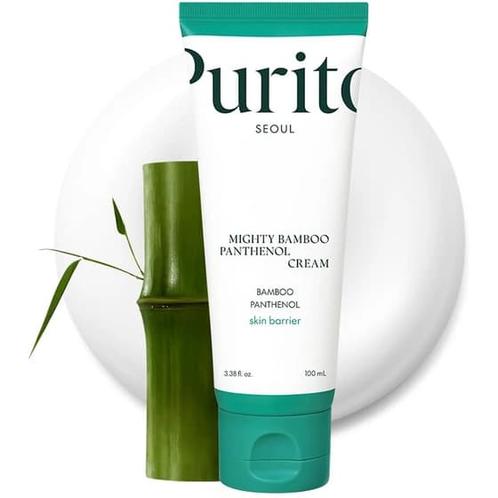 کرم آبرسان و ترمیم‌کننده مایتی بامبو پیوریتو Purito Mighty Bamboo Panthenol Cream — تصویر ۲