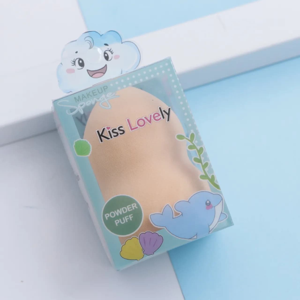 پد اسفنجی کمر باریک بیوتی بلندر kiss Lovely رنگ کرم 91618