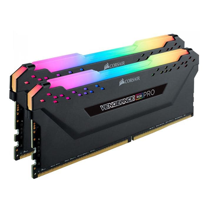 رم کامپیوتر کورسیر Corsair VENGEANCE RGB PRO با ظرفیت 32 گیگابایت و فرکانس 3200 مگاهرتز — تصویر ۳