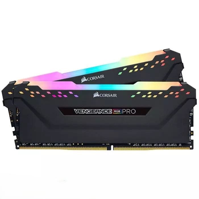 رم کامپیوتر کورسیر Corsair VENGEANCE RGB PRO با ظرفیت 32 گیگابایت و فرکانس 3200 مگاهرتز — تصویر ۴