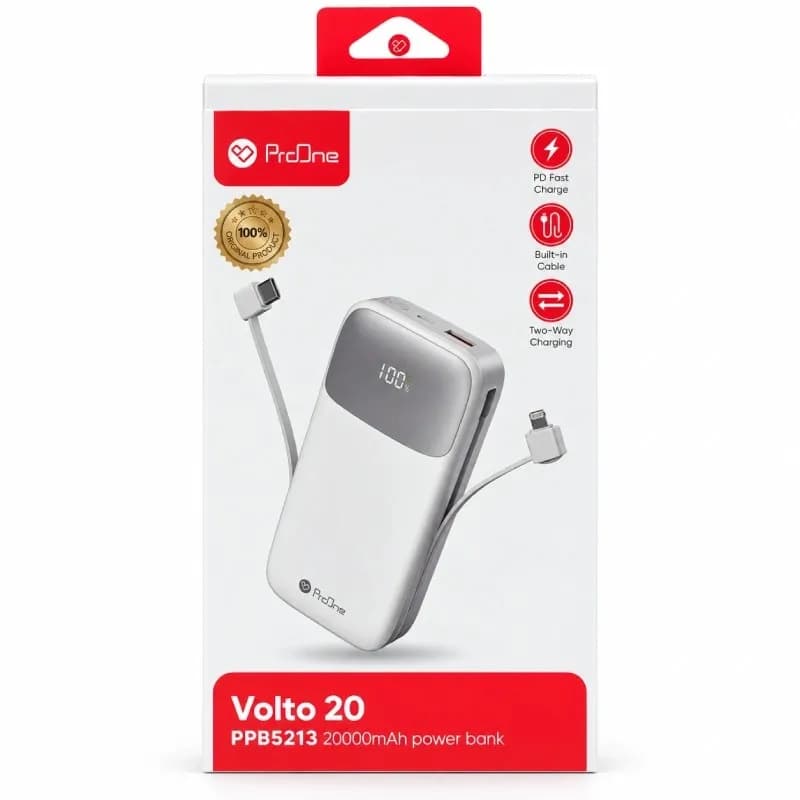 پاوربانک 20000mAh پرووان مدل VOLTO 20 PPB5213 — تصویر ۷