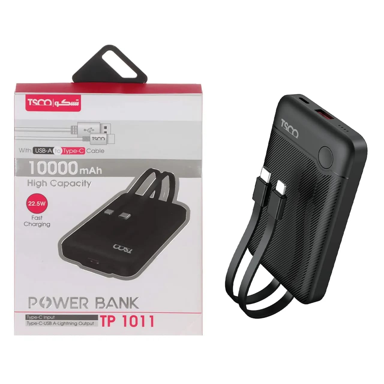 پاوربانک فست شارژ تسکو TSCO 10000mAh مدل TP 1011 22.5W — تصویر ۶