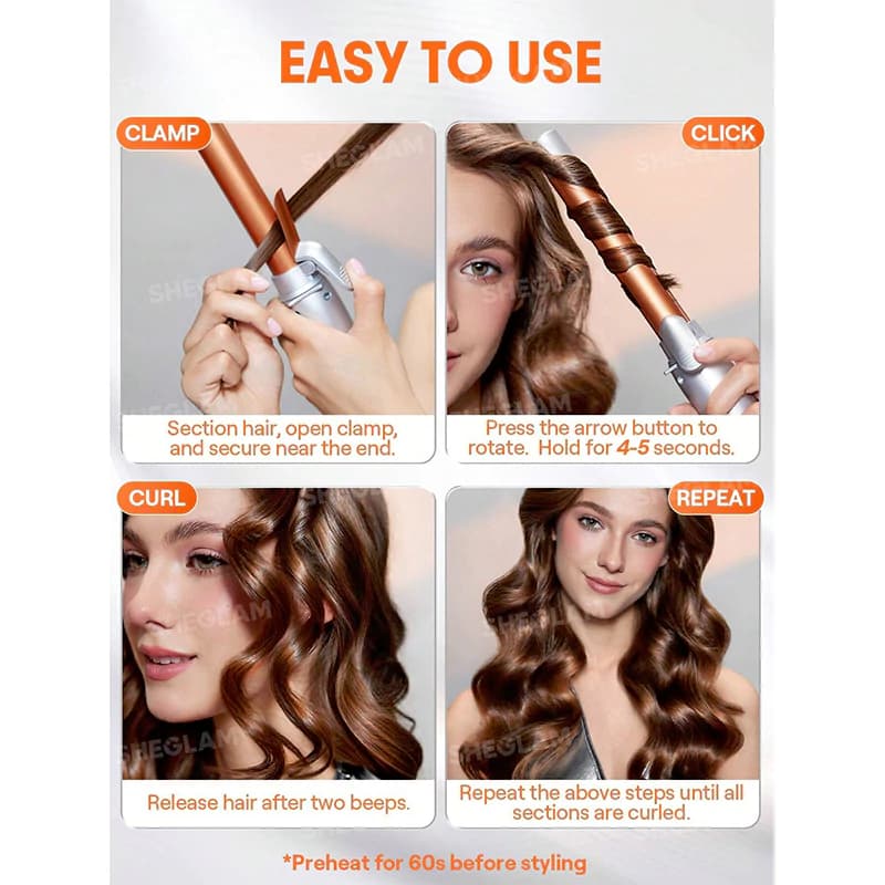 دستگاه فرکننده جادوئی مو Sheglam it-curl 25 — تصویر ۲