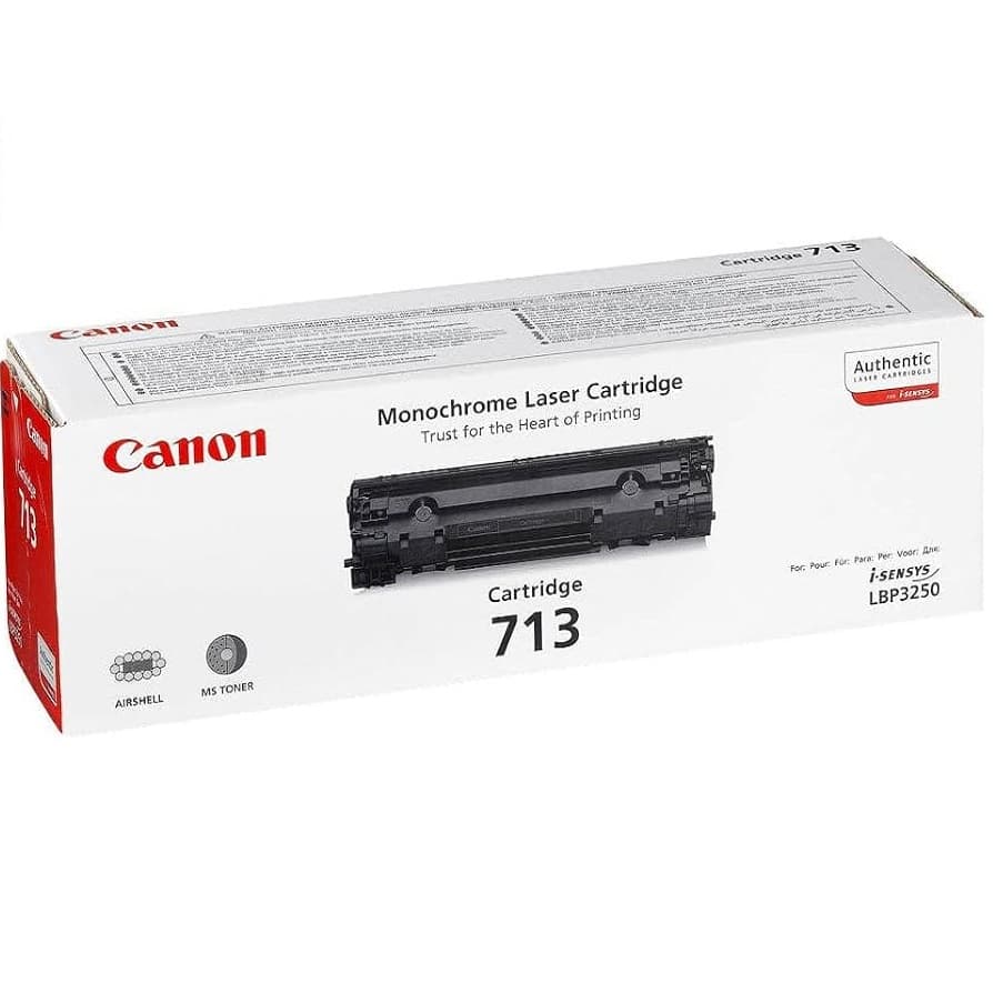 کارتریج تونر مشکی Canon 713 گرید A وارداتی | یک سال گارانتی تعویض