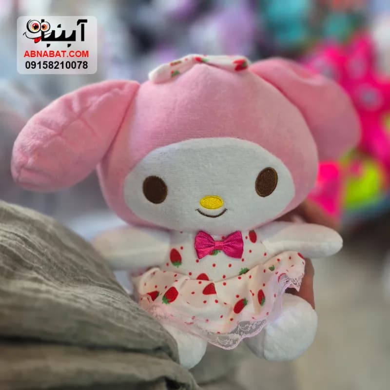 عروسک ملودی صورتی 25 سانتی کد 1508