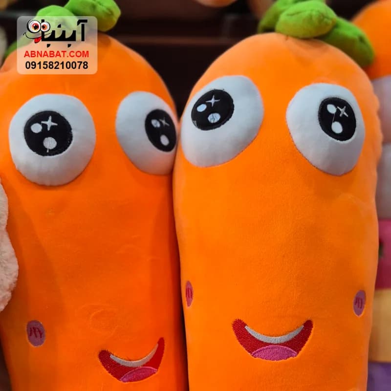 عروسک هویج نانو نارنجی 65 سانتی کد 1502 — تصویر ۳