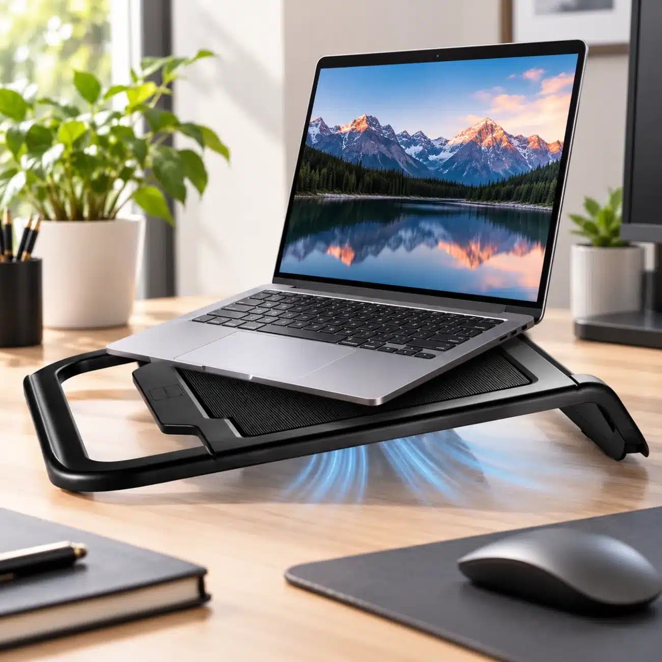 پایه خنک کننده لپ تاپ دیپ کول DeepCool مدل N200 با فن 120 میلی متر — تصویر ۷
