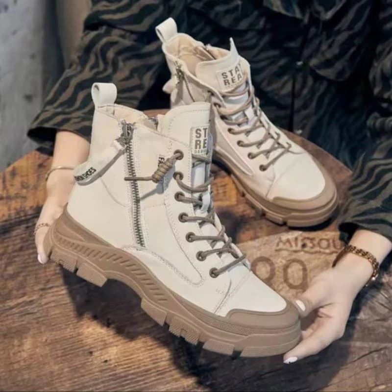 نیم بوت زنانه ساقدار زیپی | Ankle Boots