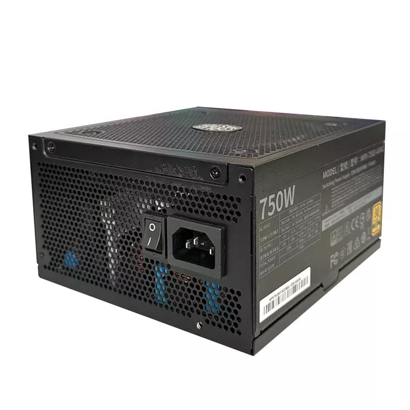 پاور 750 وات Cooler master GXII Gold 750W استوک در حد نو گارانتی تا 1406/07 — تصویر ۲