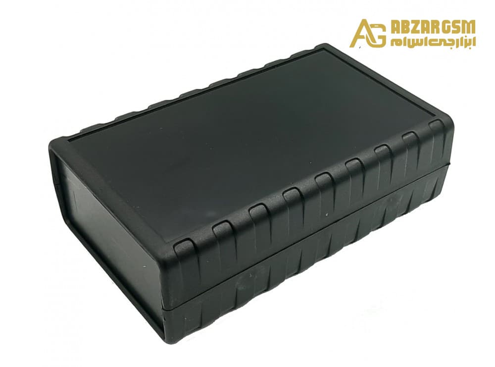 جعبه برد پلاستیکی چهار تکه مشکی مدل BMD سایز 164x100x51mm
